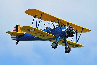 Biplane - 30 Minute Tactical Mission with Gentle Aerobatics
