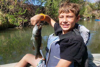 Half Day Private Guided Kayak Bass Fishing on The Verde River (single person)