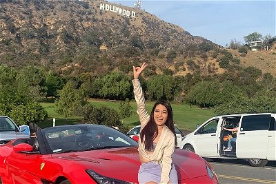 Best Ferrari California T Private Tour to Hollywood Sign View Point