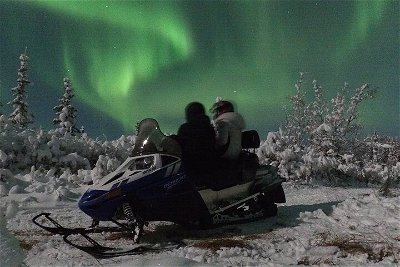 Aurora Sleighers Snowmobile Tour in Fairbanks
